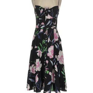 Yumi Kim 'Pretty Woman Dress' Sweetheart Floral Silk Midi Dress, size small